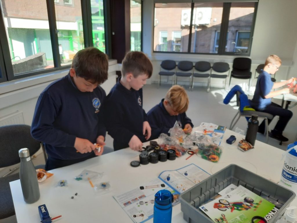 DandGCollege's tweet photo. Our Stranraer campus hosted Kirkholm, Leswalt and Portpatrick Primary schools as part of #mathweekscotland🧍‍♀️🧍

Pupils enjoyed making mocktails, STEM building challenges &amp; visited the childcare playroom to make bottles for babies &amp; playdough 🤩

 ➡ https://t.co/Wqh8J9iQ2t https://t.co/KedaZuVdIn