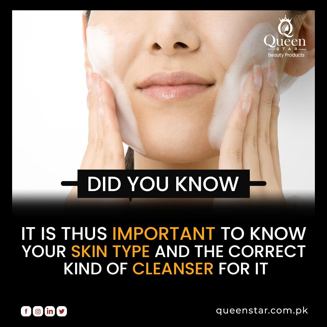 queenstarpk's tweet photo. It Is Thus Important To Know Your Skin Type and The correct Kind of Cleanser For It

⭐️⭐️⭐️⭐️⭐️
☎️For Order/ Inquiry: 051-4471500
📱 For WhatsApp: 0313-5400657
✉️ Info@queenstar.com.pk
🌐 https://t.co/FEf5pSd5iS
.
.
.
#naturalglow #naturalglowingskin #glowingskin #beautifulskin https://t.co/BJofRW9B6N