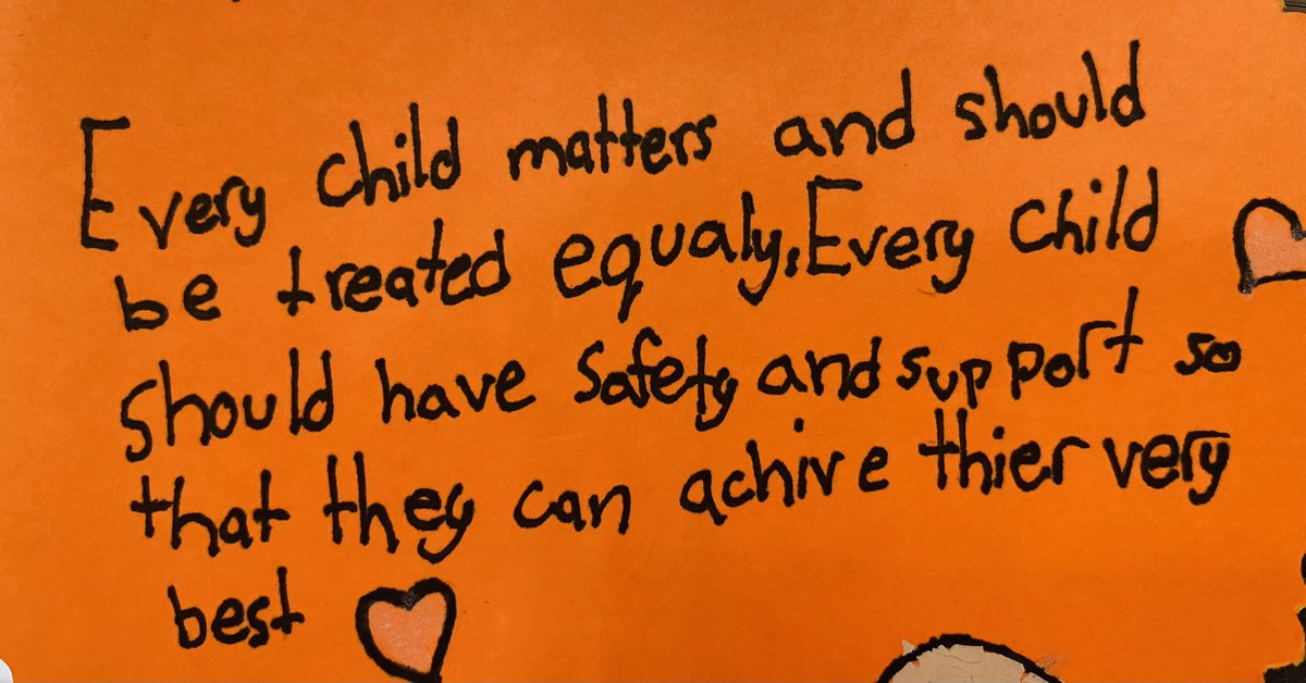 TaylorMadeKG's tweet photo. Listening and learning “With our orange hearts” @ DennePS #truthandreconciliationday #OrangeShirtDay https://t.co/4m8w5HBQ6z