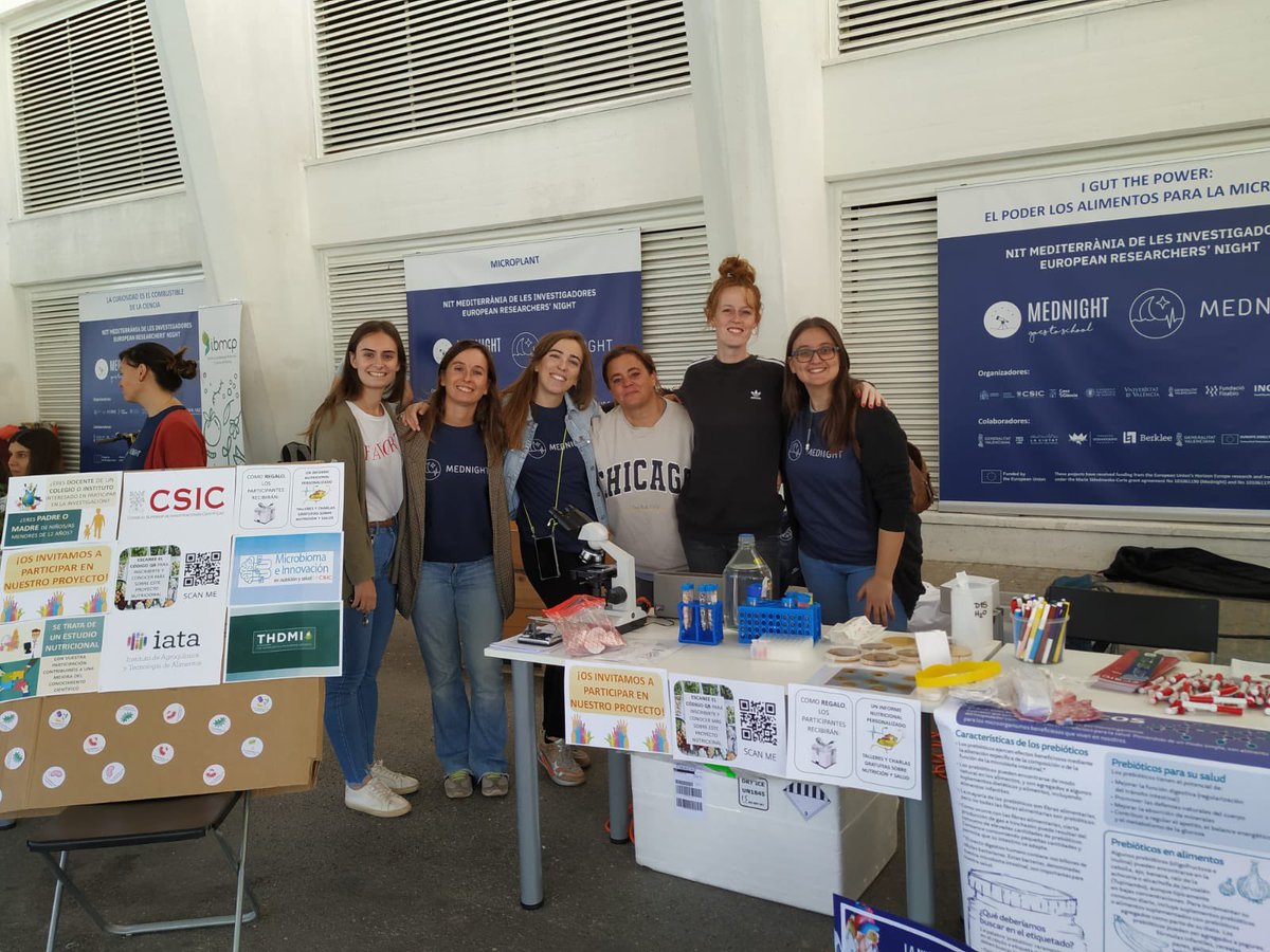 MariaTGM93's tweet photo. Laboratorio de ecología microbiana, dieta y Salud en el @MednightEu #mednight @iata_csic @CSICval @Postdocs_CVA @bioemprenderES #innobiome https://t.co/abA7V9jxQv