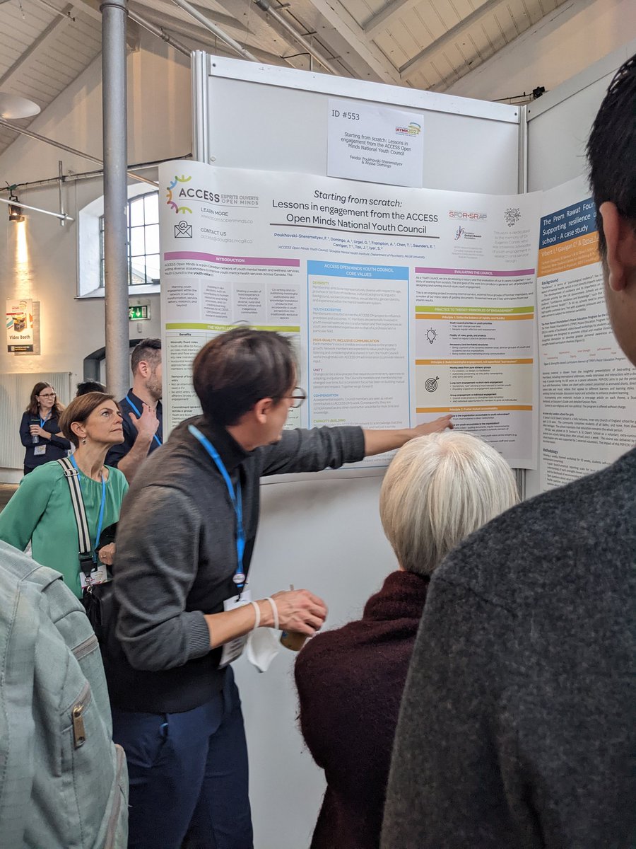 ACCESS_OM's tweet photo. #FridayVibes: Kicking off #iaymh2022 in full swing with thought provoking panel discussions and posters sessions around #youthmentalhealth #youthengagement #community. 👏🏼❤️ https://t.co/UnOBeRp54F