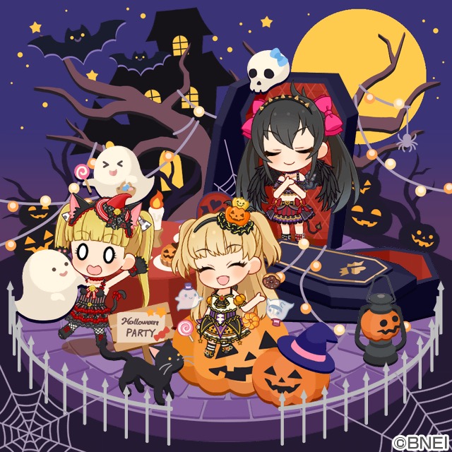 的場梨沙 「【ハロウィン】で撮影した写真#imascg_snap #ぷちスナップ 」|もふくのイラスト