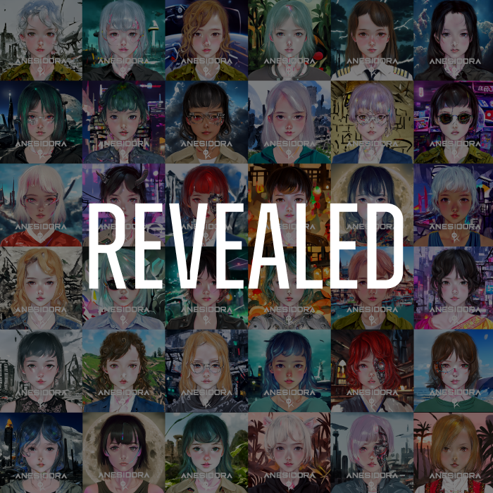 AnesidoraNFT's tweet photo. 🎉REVEALED Anesidora Genesis.

This might be just the beginning.
Ai art never stops evolving...
Will your Anesidora goddess too?🧬🚀

Public mint is now live:
https://t.co/ikZ68Sf5eh

#ANESIDORA https://t.co/kC2OtasCeM