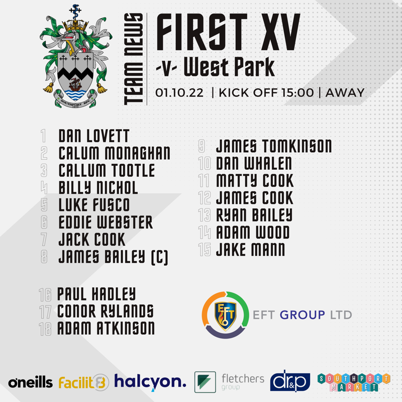 SouthportRFC's tweet photo. ๐ ๐๐๐๐ฆ ๐๐๐ฐ๐ฌ | Here is the weekend team news for the #FirstXV, #ThirdXV, @SouthportLadies & #Colts.
๐ฃ๏ธ All on the road as we travel to @WestParkRFC, @portsunlightrfc, @ChesterDevas & @SedgleyTigers!