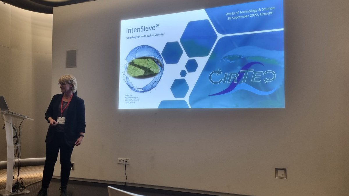 CirTec bv (@cirtecbv) on Twitter photo Tijdens #WoTS2022 in Utrecht organiseerde <a href="/WaterAllianceNL/">Water Alliance</a> een sessie, waar wij de mogelijkheden van de CirTec roterende band fijnzeef konden presenteren aan de industrie! Er liggen hier vele mogelijkheden voor deze eenvoudige robuuste #filtratietechniek!
#finesieve Tijdens #WoTS2022 in Utrecht organiseerde <a href="/WaterAllianceNL/">Water Alliance</a> een sessie, waar wij de mogelijkheden van de CirTec roterende band fijnzeef konden presenteren aan de industrie! Er liggen hier vele mogelijkheden voor deze eenvoudige robuuste #filtratietechniek!
#finesieve