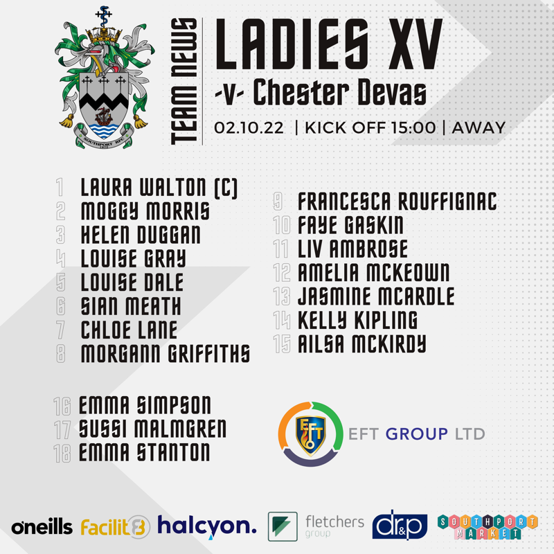 SouthportRFC's tweet photo. ๐ ๐๐๐๐ฆ ๐๐๐ฐ๐ฌ | Here is the weekend team news for the #FirstXV, #ThirdXV, @SouthportLadies & #Colts.
๐ฃ๏ธ All on the road as we travel to @WestParkRFC, @portsunlightrfc, @ChesterDevas & @SedgleyTigers!