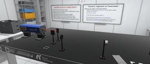 Reality_Center's tweet photo. De studenten van Richard Hildner gingen aan de slag met #femtoPro in XR-Lab.

femtoPro is een interactive, virtual-reality (VR) femtosecond laser laboratorium simulator.

https://t.co/zpvIRwqnZq https://t.co/VtMzBQr3WF
