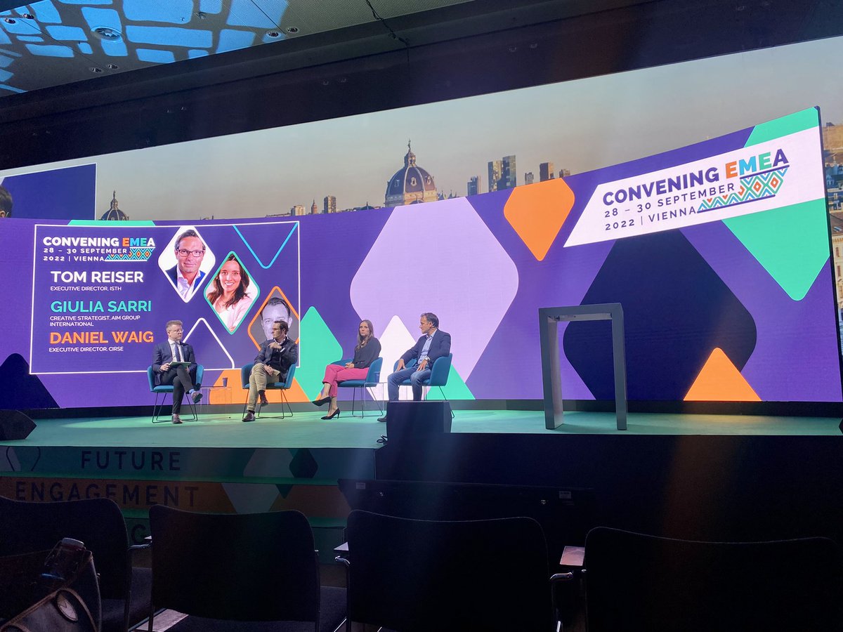 Laura_Caprioli's tweet photo. PCMA EMEA arrived in Vienna and delivered first-class education and networking opportunities. So much fun, connecting with #eventprofs
I’m bringing home inspiration, new great connections and tools to thrive tomorrow. #TogetherWeMoveForward
#CONVENINGEMEA #PCMAEMEA @pcmahq https://t.co/w9AwTVI8wB