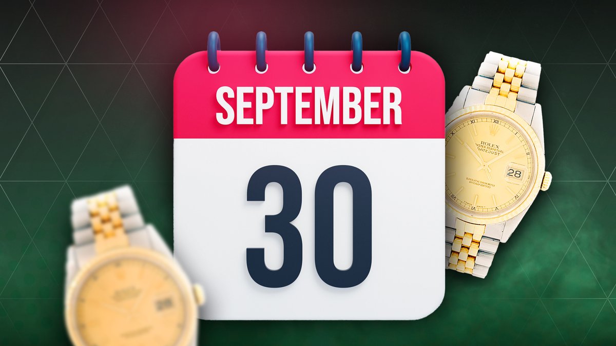 30. September...

▶️ Meaning that tomorrow is October and our event is almost starting 😱
Our biggest event yet will take place in October! We will give away over $200,000 including 4 Rolex watches.

You do not want to miss it!