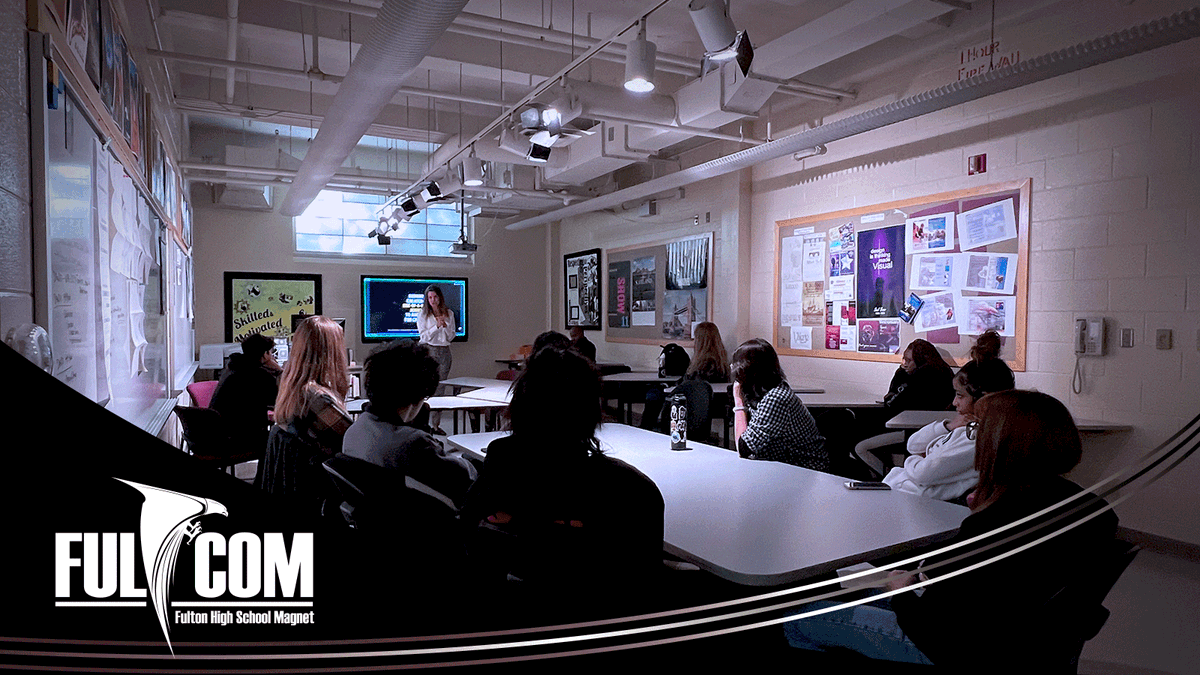 MsCampbell6's tweet photo. Thank you CCI &amp; The Tombras School of Advertising &amp; PR, and the UT Office of Communications &amp; Marketing for the amazing presentation for our FulCom Design students. https://t.co/7NPbl85CHD