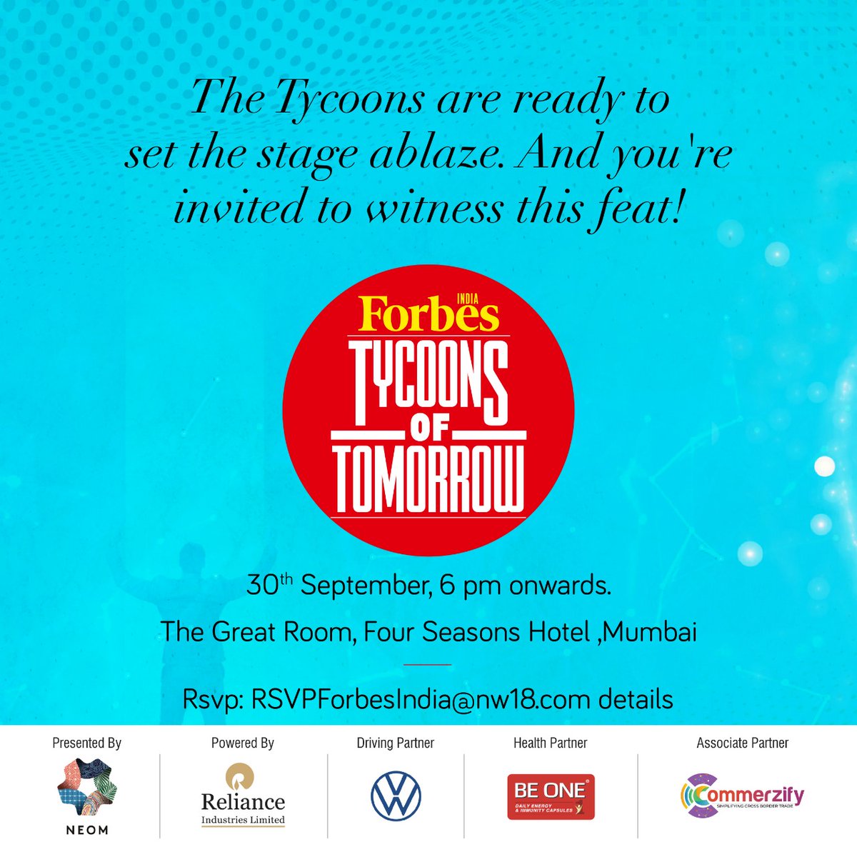 uttamde754's tweet photo. The tycoons are ready to set the stage ablaze and you are invest to witness this feat.
#TycoonsOfTomorrow https://t.co/bEI45TSJH0