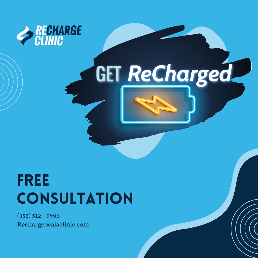 We want to help everyone feel better. That is why we offer free consultations so we can listen to you and address the issue no matter how easy or difficult it is.

(352) 512 - 9996
rechargeocalaclinic.com

#rechargeclinic #freeconsultation #health #feelbetter #ocala #ladylake
