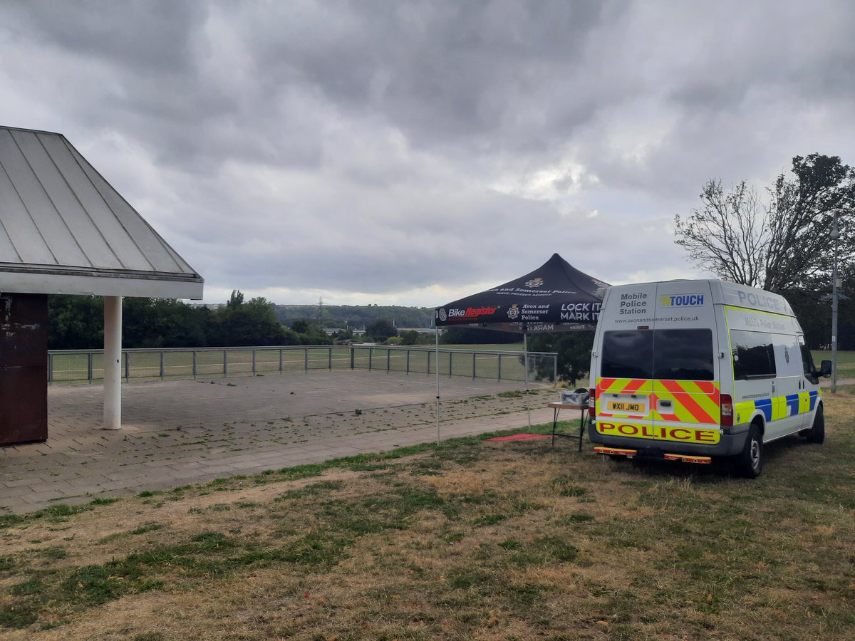 Trinity Neighbourhood Policing team at a bike marking event in Netham Park earlier this month!

We are aware of on-going anti social behaviour in the park. We are listening, and we are being more of a presence!

#Neighbourhoodpolicing #Bikeregister #Bikemarking