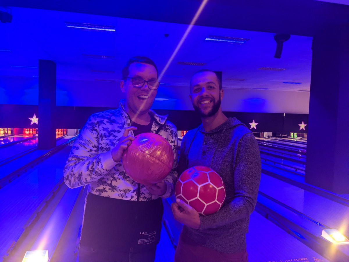 That’s how we roll...
We are proud to announce that <a href="/SightCymru/">@sightcymru</a> is our charity of the year. Last night was our first chance to raise some funds (and have some fun) at the Sponsored Blindfold Bowling event where no pin was left standing!
#VisuallyImpaired #Inclusion #Accessibilty