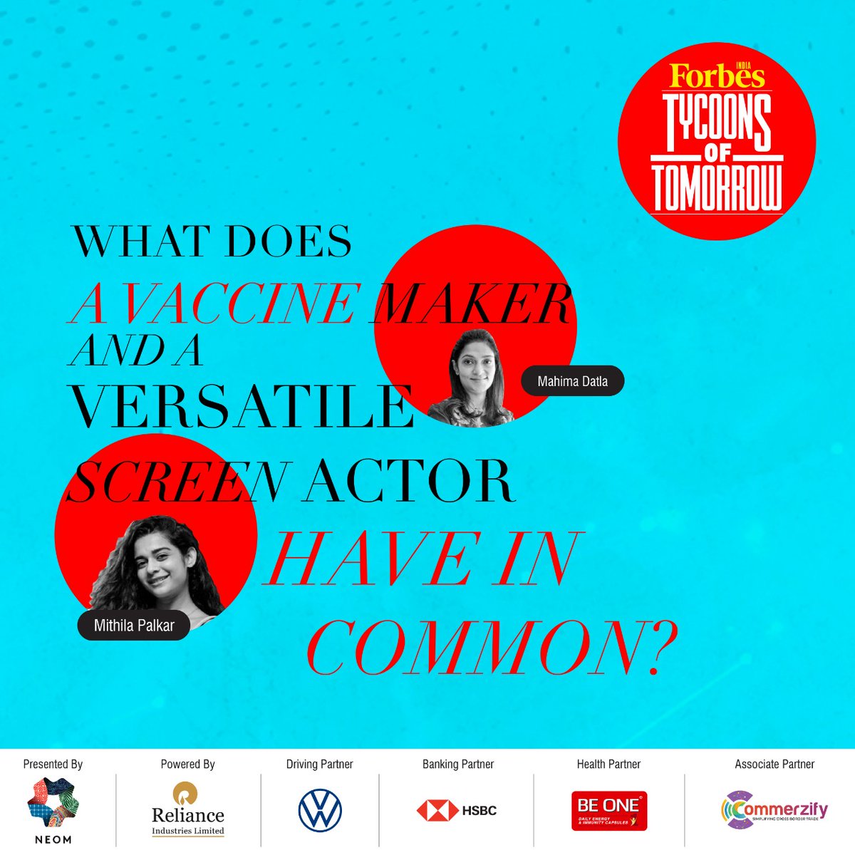 what does avaccine maker versatile screen actor having common?
#TycoonsOfTomorrow