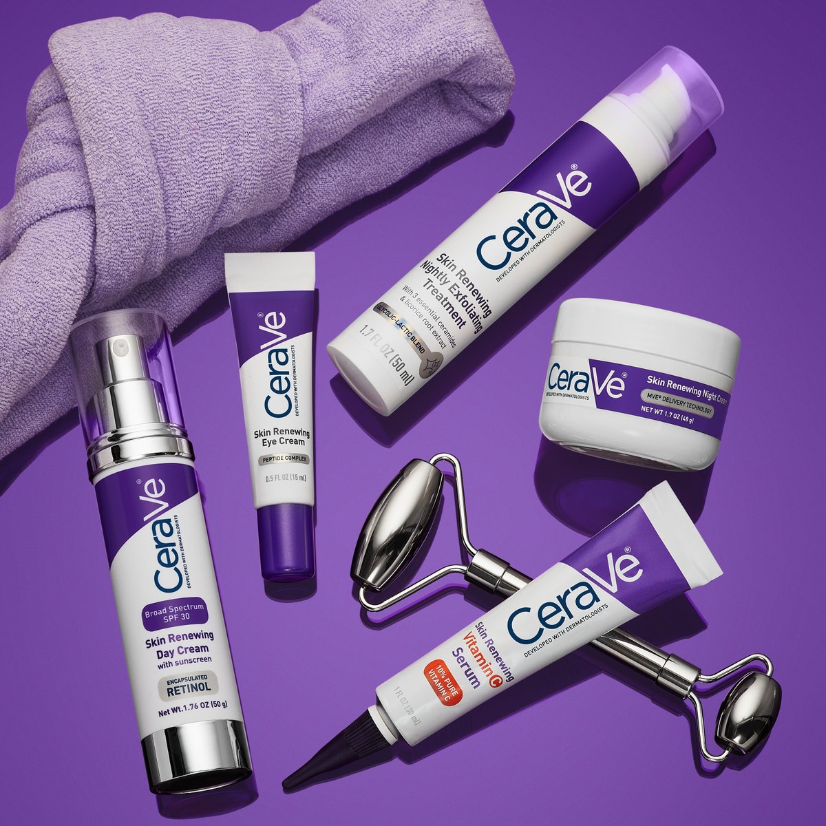 From moisturizers to serums, an anti-aging routine begins with carefully choosing the right multifunctional products to support radiant, younger-looking skin ✨ Which anti-aging CeraVe product is your favorite? #CeraVe #DevelopedWithDerms