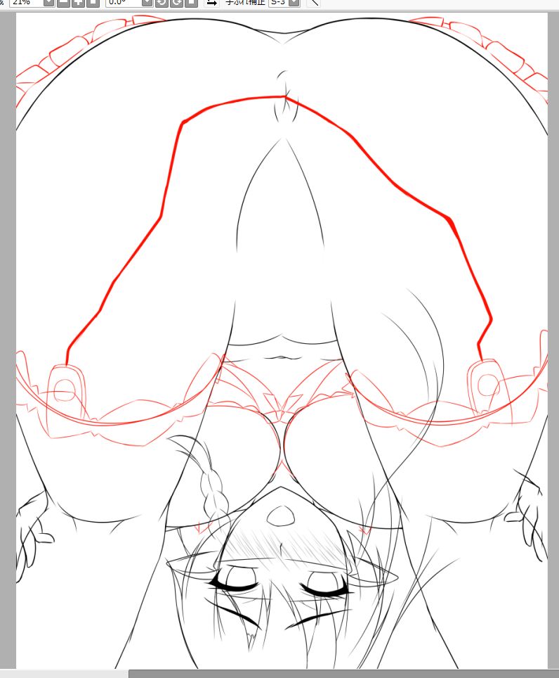 次回作用線画ばかりですけどw
後スケベ絵です・・・〆('ー`)ゞ
#今月描いた絵を晒そう 