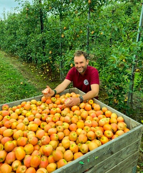 WorldwideFruit1's tweet photo. Our grower, Charlie Dunn, is holding our Y101 series, ready to be distributed across selected UK retailers. 

Keep an eye out in store for them! 🍎

#WFL #Redflesh #Kissabel https://t.co/A88PmQS5dr