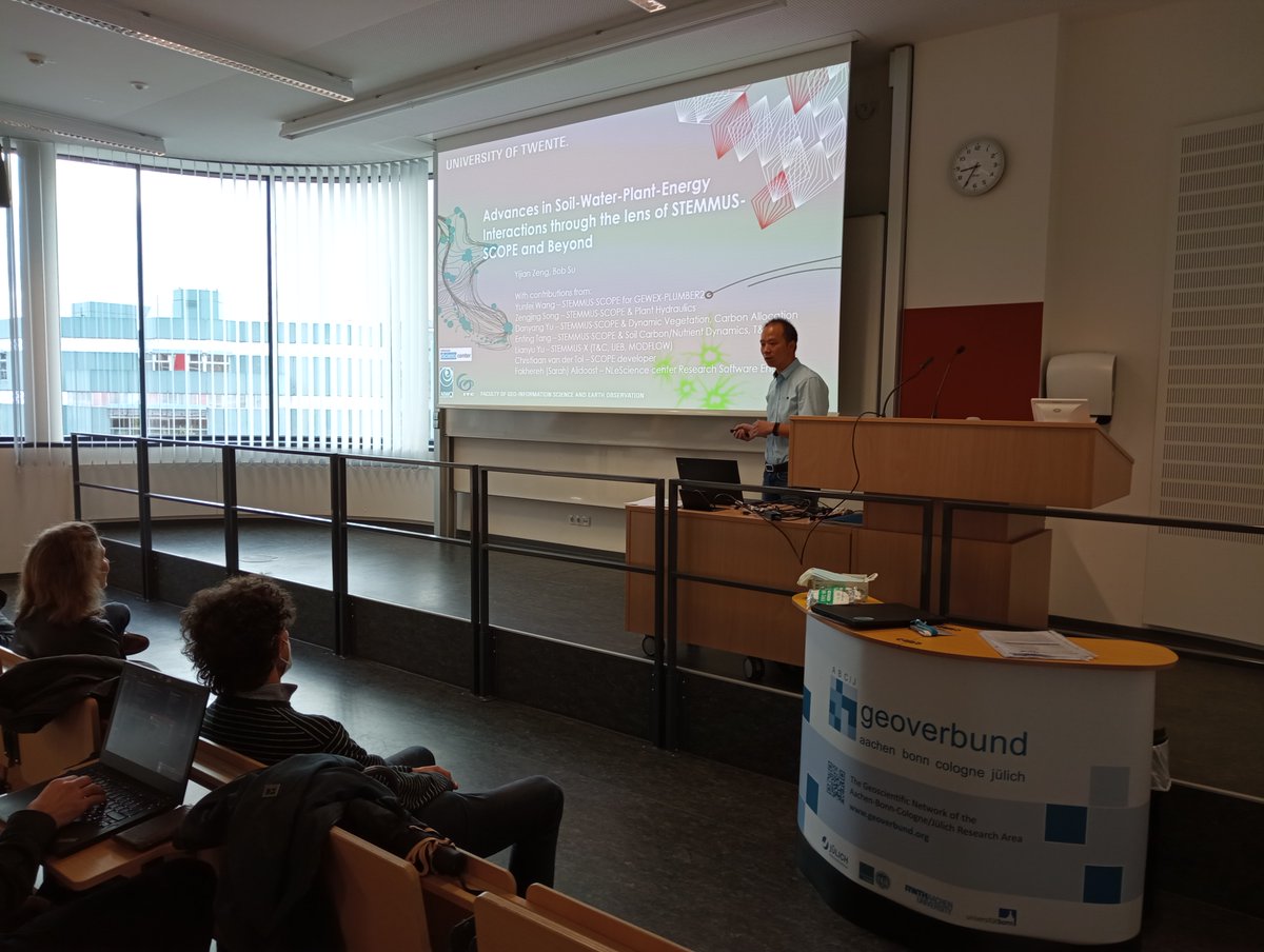 HPSCTerrSys's tweet image. Last hours of our HPSC TerrSys Fall School 2022 at @UniBonn. Thanks to all our speakers including @JungAwi @MGS_DataScience @AnneVerhoef1 @DanielCaviedesV  @YijianZeng @stkollet and the support from our @fzj_jsc @fzj_ibg3 @Geoverbund_ABCJ colleagues. Come and join next year!