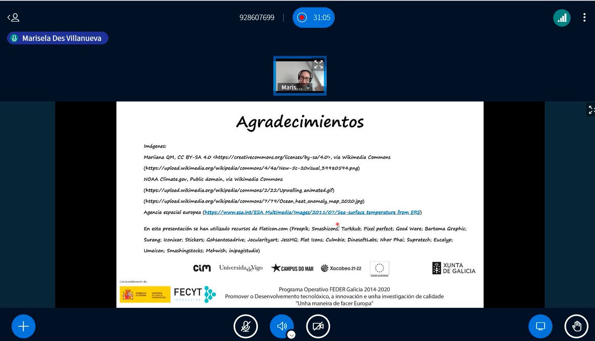CIM_Uvigo's tweet photo. Hoxe celebramos a última actividade do proxecto #MisiónAzul cunha charla-debate de Marisela Deas Villanueva @Ephyslab #CIM, quen presentou a 7 centros educativos de España que é o #cambioclimático, as súas causas e consecuencias e os efectos sobre as #correntes oceánicas. https://t.co/goLBwN6llV