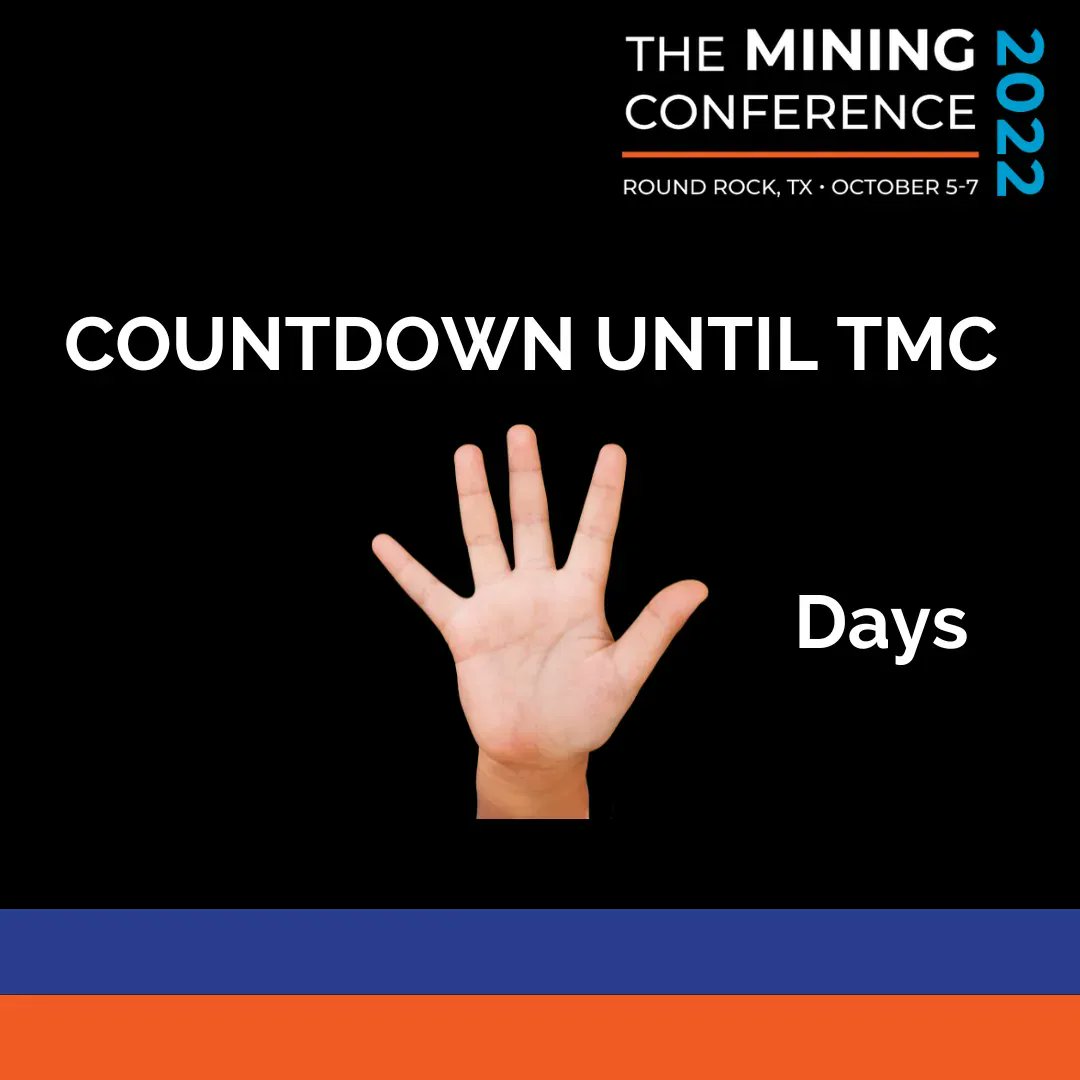 MiningWithBrad's tweet photo. The count down for The Mining Conference:
5 Days!
Get your tickets at: https://t.co/fjH8OaQkmh
#cryptocurrency #invest #bitcointrader #bitcoinmarket #trading #financialfreedom #cryptolifestyle #cryptomarket #bitcointrade #bitcoin #cryptocurrencycommunity #theminingconference https://t.co/SPWxiUFo6C