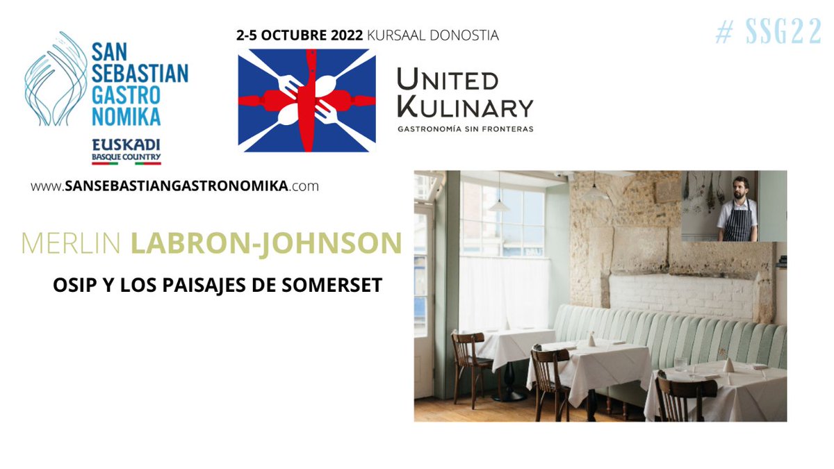 Osip and the Somerset Landscapes
The Englishman Merlin Labron-Johnson comes to Gastronomika to make us travel through the dishes to the English countryside with the greatest respect for the product and the presentations. sansebastiangastronomika.com/en/home/inscri…