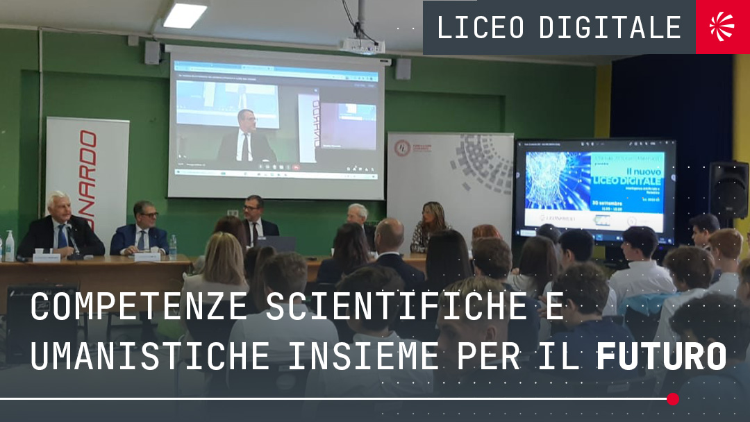 Leonardo_IT's tweet photo. 🔴#ComunicatoStampa Sarà l’Istituto Matteucci di #Roma a sperimentare, per la prima volta in Italia, il nuovo indirizzo scolastico denominato #LiceoDigitale @LDO_Fondazione @mur_gov_ https://t.co/hNRI9b7bZ4 https://t.co/q997ph4n8K