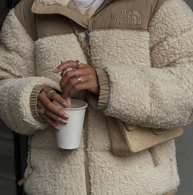 north face fleece puffer