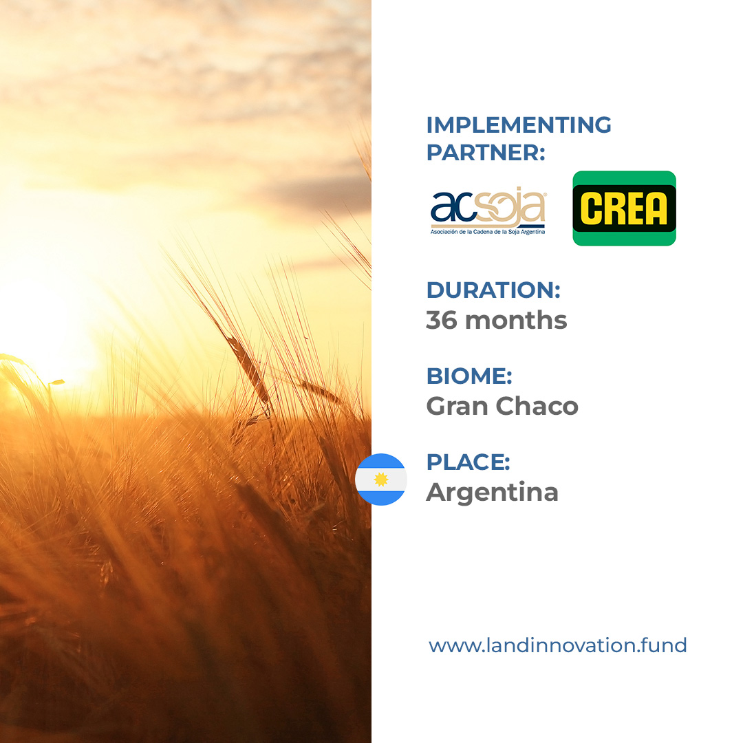 Projeto da <a href="/crea_arg/">CREA</a> em parceria com a <a href="/ACSOJA_Arg/">ACSOJA 🌱</a> e financiamento do <a href="/LIF4SL/">Land Innovation Fund</a> implementará modelos de produção sustentável, com a participação de 100 produtores rurais em uma área de mais de 250 mil hectares no Gran Chaco argentino. Saiba mais: shorturl.at/klST1