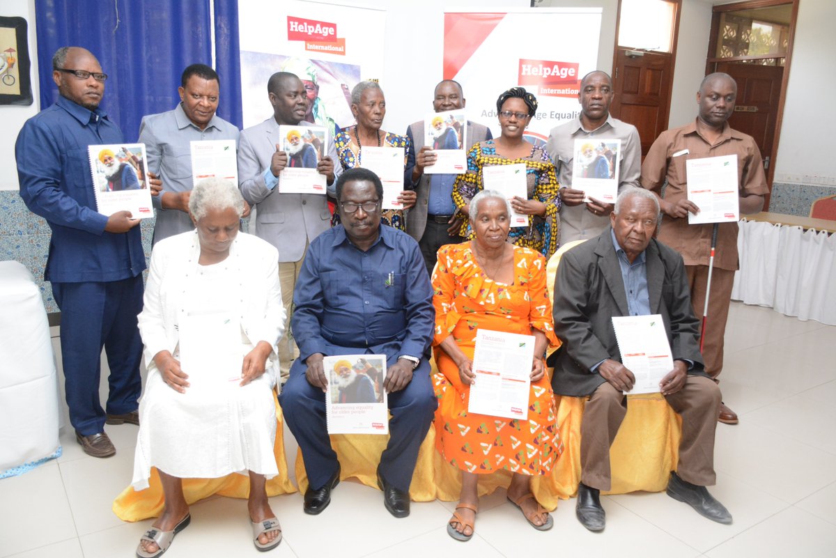 HelpAgeTanzania's tweet photo. The official launch of the Advancing Equality for older people report in Dodoma by the Director of public education for the commission for human rights and good governance the report examined State practice in legislating to prohibit discrimination on basis of age @marijke_depauw https://t.co/1HUBWjzkl5
