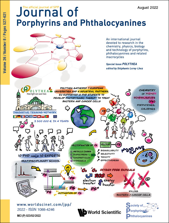 The <a href="/POLYTHEA1/">POLYTHEA</a> special issue in #JPorphyrinsPhthalocyanines <a href="/SPP_Office/">SPP JPP ICPP ⌬</a> is out: worldscientific.com/toc/jpp/26/08 😀🥳Lot's of cool contributions from our @MSCActions consortium, including: doi.org/10.1142/S10884… doi.org/10.1142/S10884… doi.org/10.1142/S10884… from <a href="/TCD_Chemistry/">TCD School of Chemistry</a>