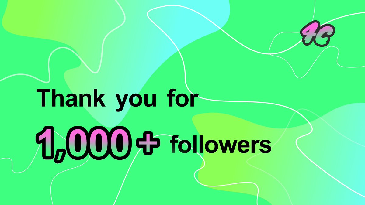 labs_4c's tweet photo. 👾Let's create more surprises. 🥰Thank you 1,000+ sweeties. https://t.co/Viiww8olH0