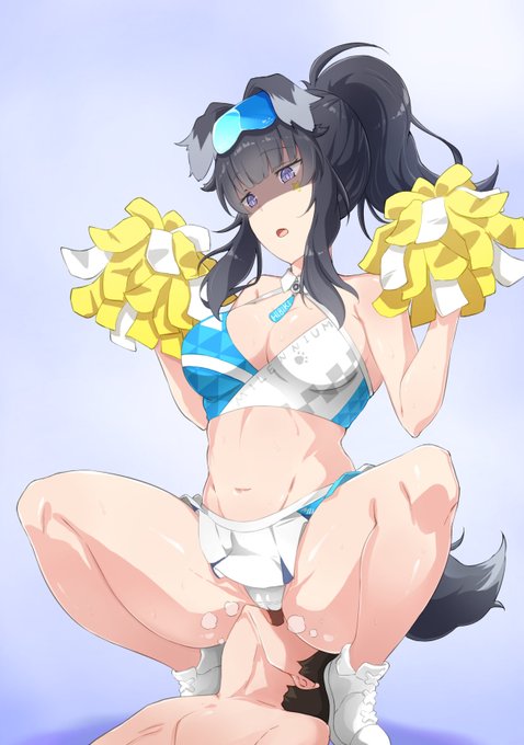 ヒビキちゃん顔騎
#ブルアカ 