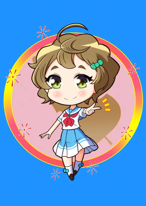 ③今週のぷちキャラも頑張りました(*^_^*)来月もよろしくお願いします。#今月描いた絵を晒そう 