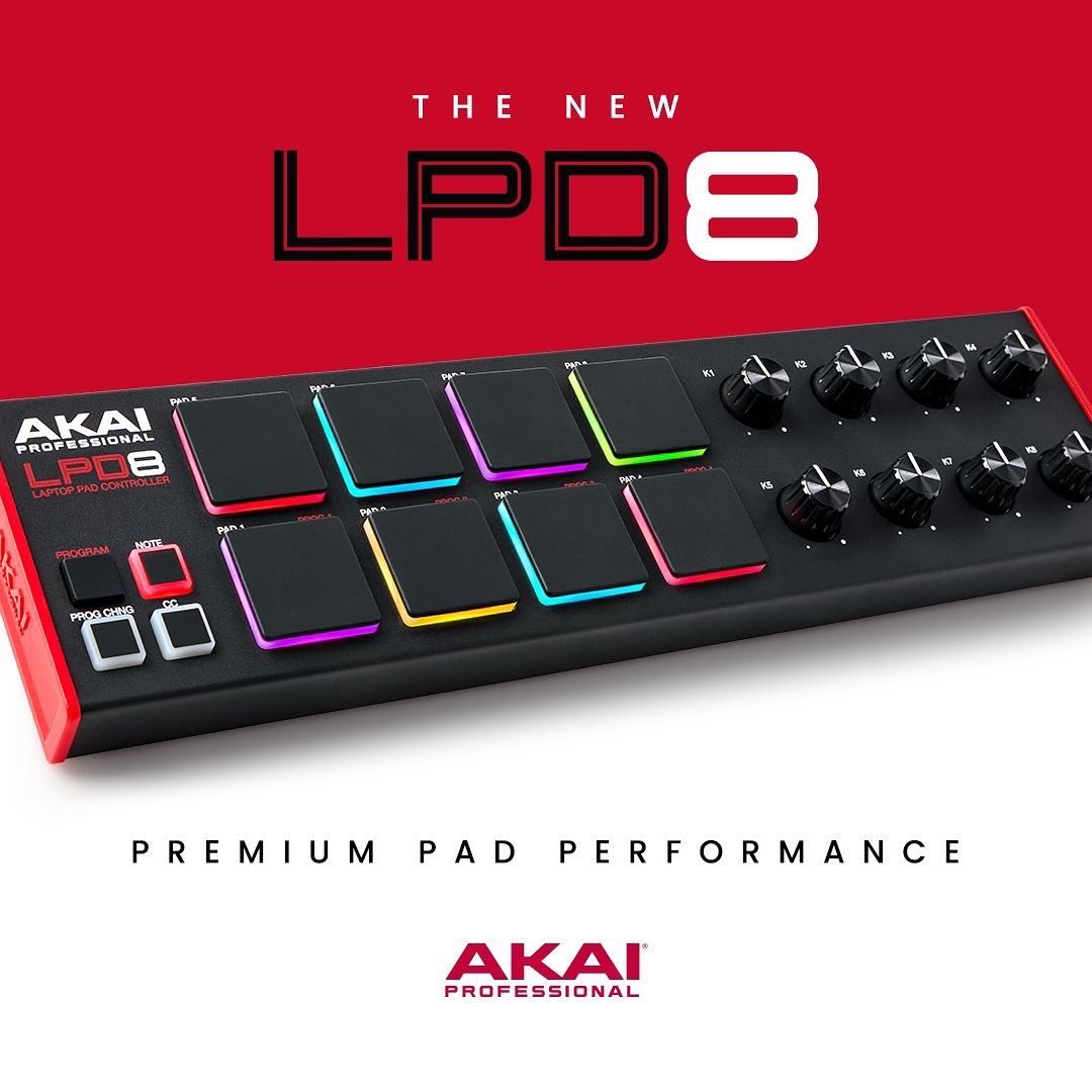 DJMarkOne's tweet photo. Meet the new @akai_pro LPD8 and LPK25 laptop controllers. Elevate your computer beat-making and production with these sleek controllers that you can take anywhere.  #akaipro #lpd8 #lpk25 #musicproducer #beatmaker #akaimpc #hiphop #songwriter #musician https://t.co/xAJQLPB2Rr