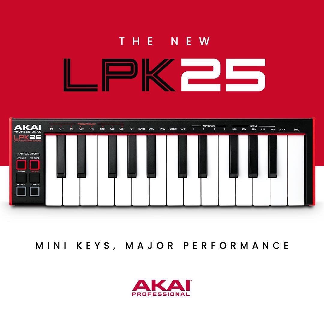 DJMarkOne's tweet photo. Meet the new @akai_pro LPD8 and LPK25 laptop controllers. Elevate your computer beat-making and production with these sleek controllers that you can take anywhere.  #akaipro #lpd8 #lpk25 #musicproducer #beatmaker #akaimpc #hiphop #songwriter #musician https://t.co/xAJQLPB2Rr