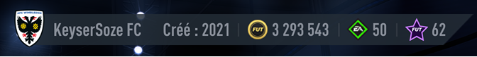 Keyser_Soze_FUT's tweet photo. 🔥3.3M Net pour ce lancement de #Fifa23 
L'année est lancée!

Investissement cartes méta avant lundi 17h
➡️120k tôt sur l'app Web
➡️400k avec des points fifa

➡️Ensuite, grind sur les 10-30k avec les crédits récupérés et les 200k du reste des PF

Petite Team pour la qualif FC! https://t.co/J95ETUZMhh
