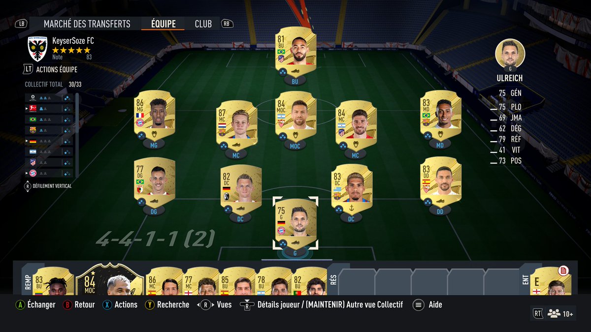 Keyser_Soze_FUT's tweet photo. 🔥3.3M Net pour ce lancement de #Fifa23 
L'année est lancée!

Investissement cartes méta avant lundi 17h
➡️120k tôt sur l'app Web
➡️400k avec des points fifa

➡️Ensuite, grind sur les 10-30k avec les crédits récupérés et les 200k du reste des PF

Petite Team pour la qualif FC! https://t.co/J95ETUZMhh