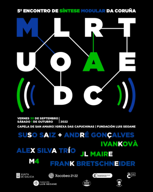 Cultura_Coruna's tweet photo. A X E N D A
🎧⛪️Hoxe, no #Modulartec (o encontro que leva a música electrónica a espazos emblemáticos da #Coruña): concerto na capela de San Amaro (21h) de Ivankovà, o proxecto en solitario de Irene de la Cueva, artista afincada en Galicia que reinterpreta o xénero new age 🌍🍃 https://t.co/Bq389fasI9