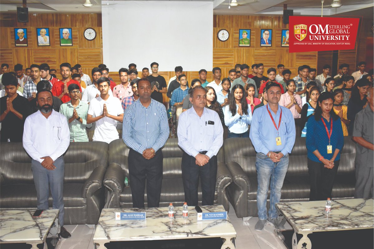 OSGUHisar's tweet photo. Om Sterling Global University "Orientation Program 2022" Glimpses!^^
#osgu #freshers2022 #newstudents #Batch2022 #beginning #new_life #university_life https://t.co/WogsdJWwWU