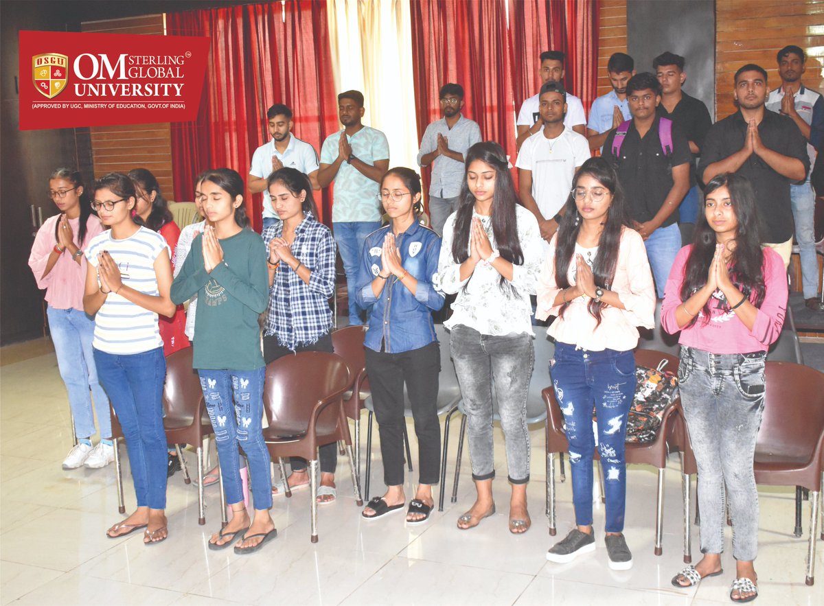 OSGUHisar's tweet photo. Om Sterling Global University "Orientation Program 2022" Glimpses!^^
#osgu #freshers2022 #newstudents #Batch2022 #beginning #new_life #university_life https://t.co/WogsdJWwWU