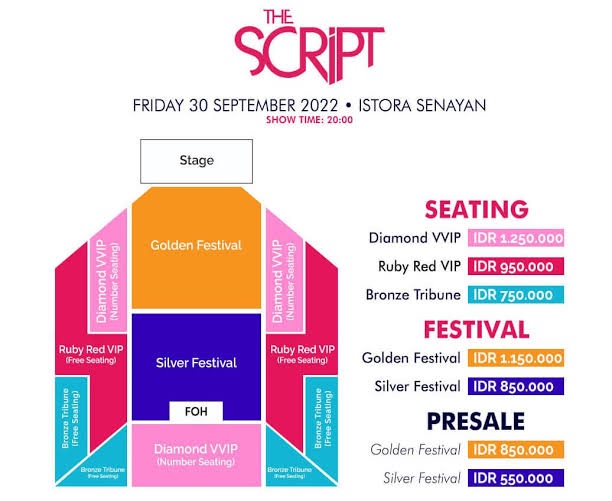 dindasilia's tweet photo. WTS THE SCRIPT JAKARTA DAY 1
want to sell
Friday, 30 Sept 2022
Golden Festival
2 tix
900k / ticket
#wtsthescript #TheScriptJakarta2022 https://t.co/FHZmF9HWdb