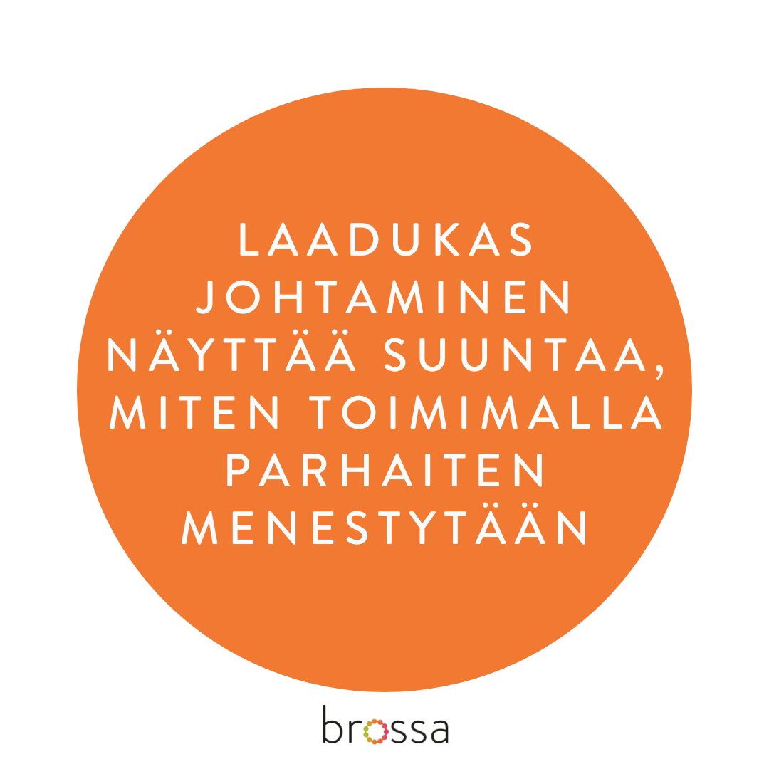 Miksi ihmislähtöiseen johtamiseen kannattaa panostaa? 1/3

🎯Laadukas johtaminen nostaa organisaation onnistumisprosenttia näyttämällä suuntaa, miten toimimalla parhaiten menestytään

💡Lue lisää &amp; inspiroidu brossa.fi/johtaminen

#johtaminen #asiakaskokemus #työntekijäkokemus