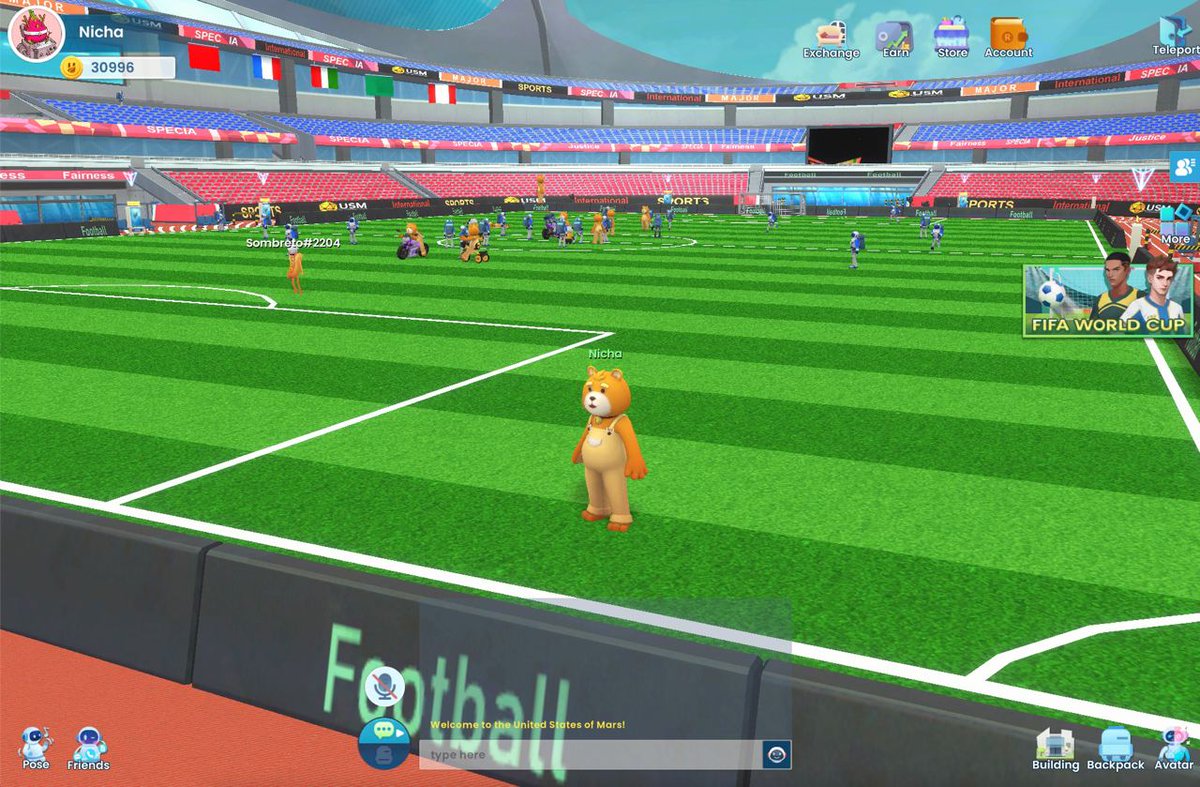Nicha_RACA's tweet photo. 🤩 Wow wow wow!! USM patch 0.9.5 is live!
• Football stadium⚽️
• VIP Lounge🛋
• 11 HQ Exchanges🔥
• Voice chat mode
• Add Friends function and more!! 
@USMverse Let's keep building 👏🏻👏🏻👏🏻
join me https://t.co/hAdUMwygm2
@RadioCacaNFT #RACA #USM #Metaverse https://t.co/vwFWojejyH