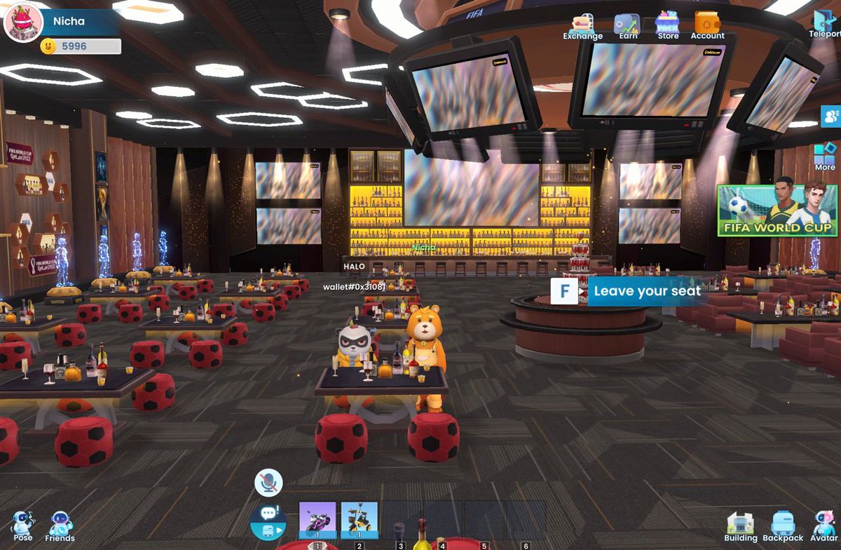 Nicha_RACA's tweet photo. 🤩 Wow wow wow!! USM patch 0.9.5 is live!
• Football stadium⚽️
• VIP Lounge🛋
• 11 HQ Exchanges🔥
• Voice chat mode
• Add Friends function and more!! 
@USMverse Let's keep building 👏🏻👏🏻👏🏻
join me https://t.co/hAdUMwygm2
@RadioCacaNFT #RACA #USM #Metaverse https://t.co/vwFWojejyH
