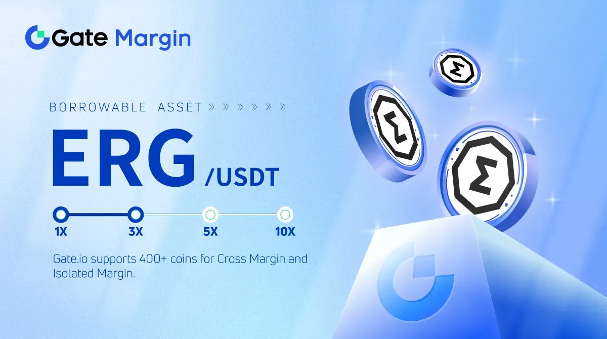 Gate's tweet photo. Borrowable Asset: #ERG
Margin Pair: ERG/USDT

👉Trade in Isolated Margin &amp; Cross Margin
https://t.co/UhSDQyorYY

🎁Learning Camp#4: Share $3,000 Ultimate Reward
https://t.co/HyWkQGPdkF

Ergo is a next-generation smart contract platform https://t.co/ezhosxl3pW