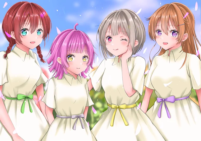 最近はLiella!ちゃん多めだ〜 #今月描いた絵を晒そう 