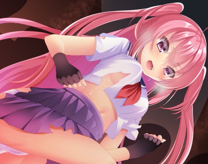 skebありがとうございました!
オリジナルピンク髪っ子♡ 