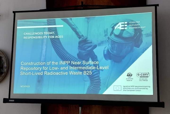 GGorbacevski's tweet photo. Last week together with Ignalina #nuclear power plant we held a supplier day for the upcoming tender for the construction of Ignalina NPP Near Surface Repository for Low and Intermediary level Short lived Radioactive waste B25 at the Embassy of Lithuania to Poland. https://t.co/VNuIq29fy6