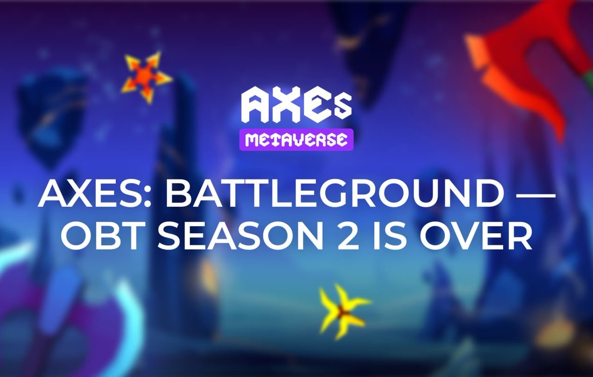 AxesMetaverse's tweet photo. #AxesBeta

Dear Travelers! The OBT Season 2 is over ✅

That was an incredible week🤯A fierce struggle to the last point in the leaderboard held our whole team in huge tension🥶 

We will definitely miss you all until the release🥺❤️ https://t.co/o4S3hS2X43